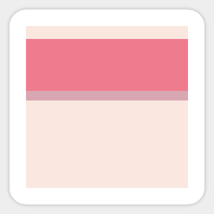 A marvelous compound of Faded Pink, Light Blue Grey, Misty Rose and Light Coral stripes. Sticker